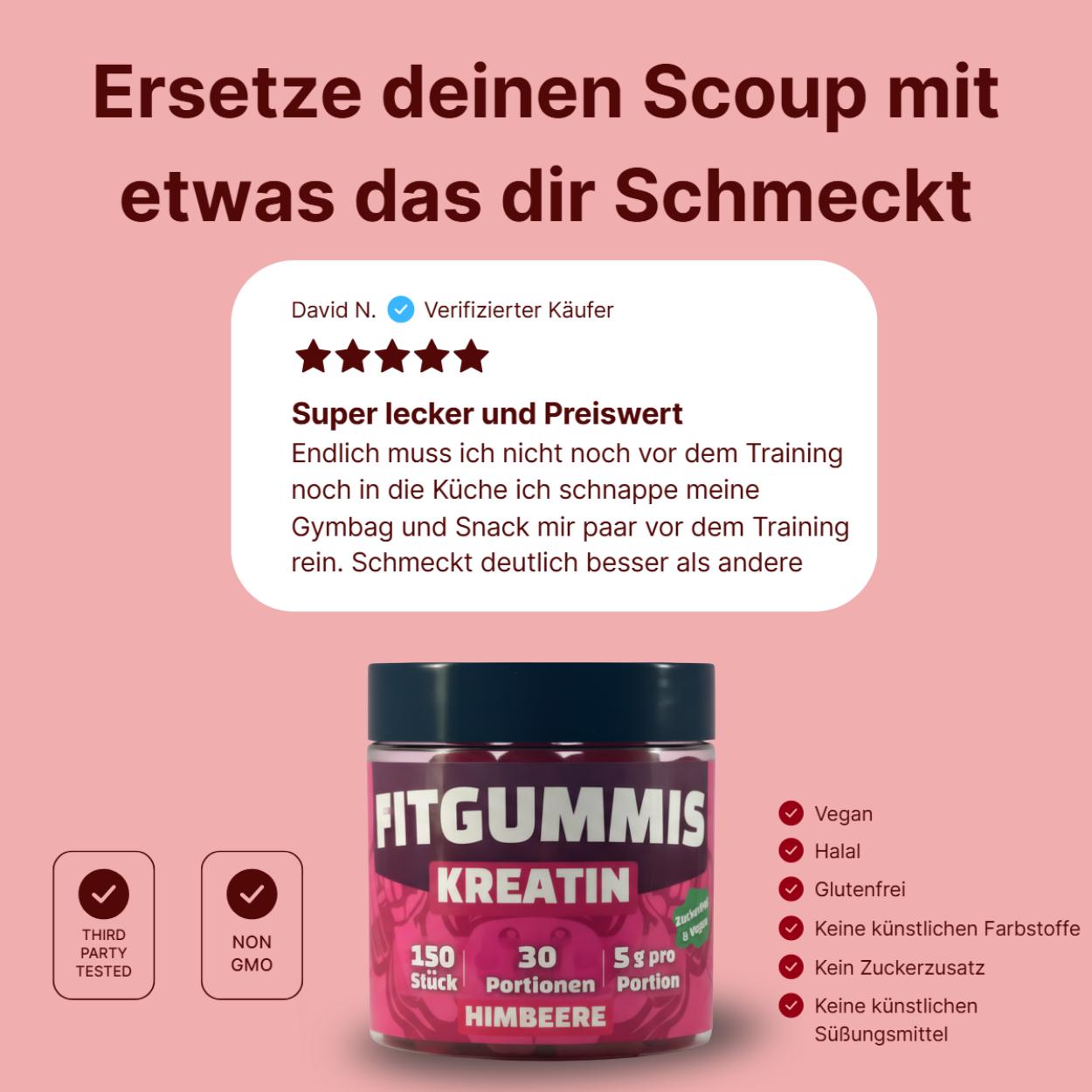 Hochdosierte Kreatin Gummies