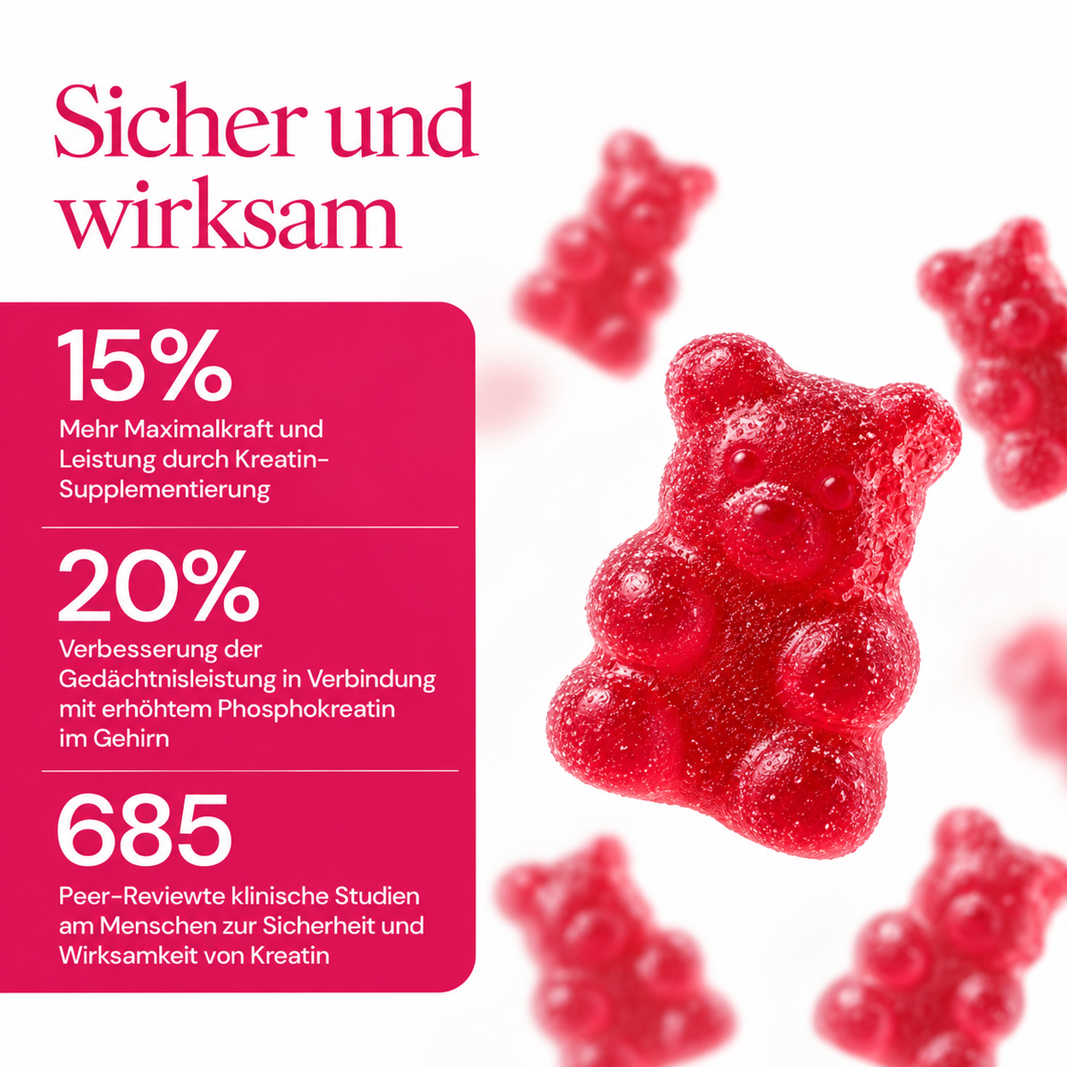 Kreatin FitGummis
